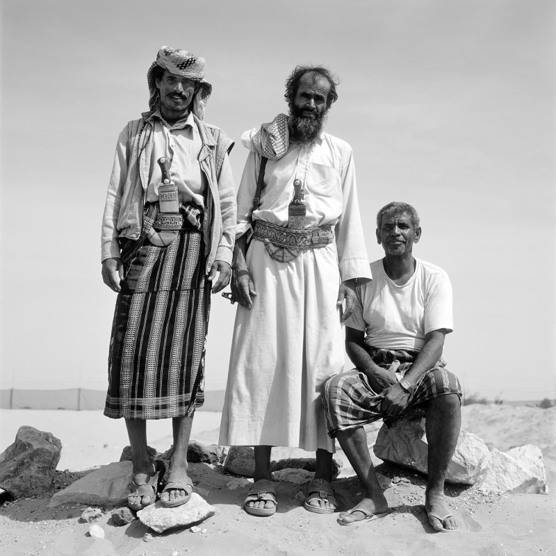 Carolyn Brown,Three Men, Yemen | Afterimage Gallery