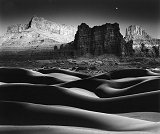 Moonrise over Cliffs and Dunes