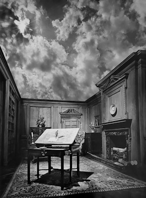 Jerry Uelsmann, Philosopher's Desk | Afterimage Gallery