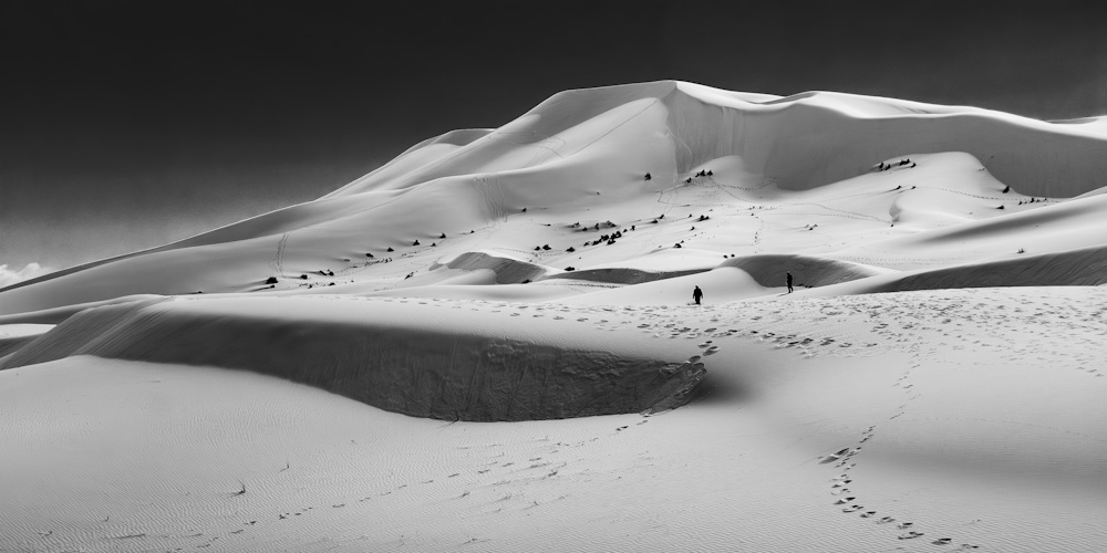 Earl Eliason, Leaving Footprints in the Sand | Afterimage Gallery