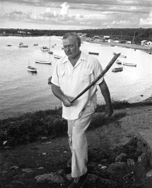 Alfred Eisenstaedt, Ernest Hemingway with Walking Stick | Afterimage Gallery