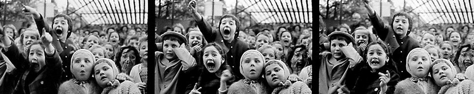 Alfred Eisenstaedt, Three Frames of Children at a Puppet Show | Afterimage Gallery