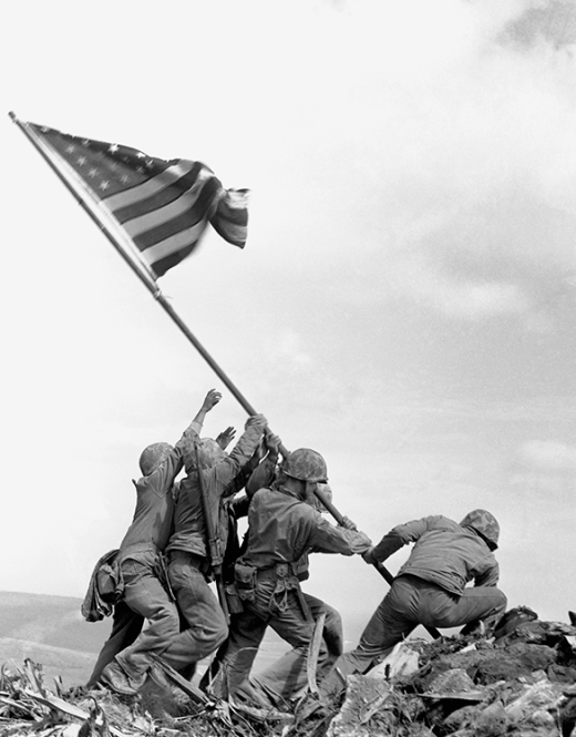 Joe Rosenthal, Old Glory Goes Up on Iwo Jima | Afterimage Gallery