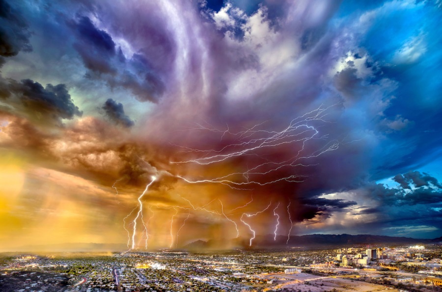 William Lesch, Lightstorm over Tucson