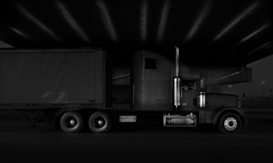 >Michael Massaia, Seeing the Black Dog-New Jersey Turnpike