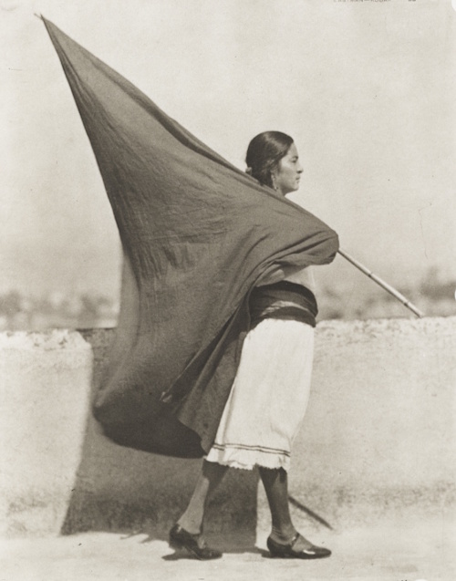 Tina Modotti, Woman with Flag | Afterimage Gallery