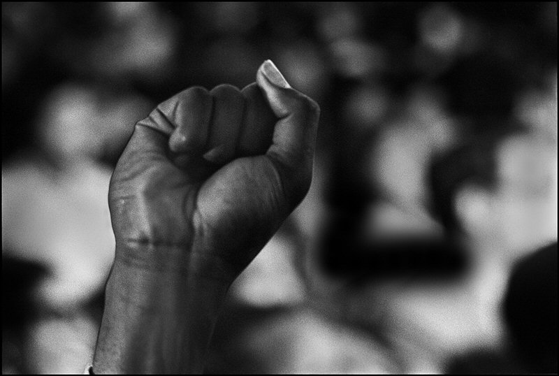 Gary Bishop, Jessie Jackson Follower's Power Fist