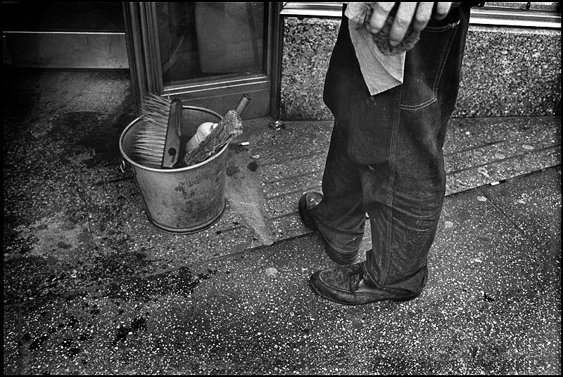 Gary Bishop, Man with Wash Bucket