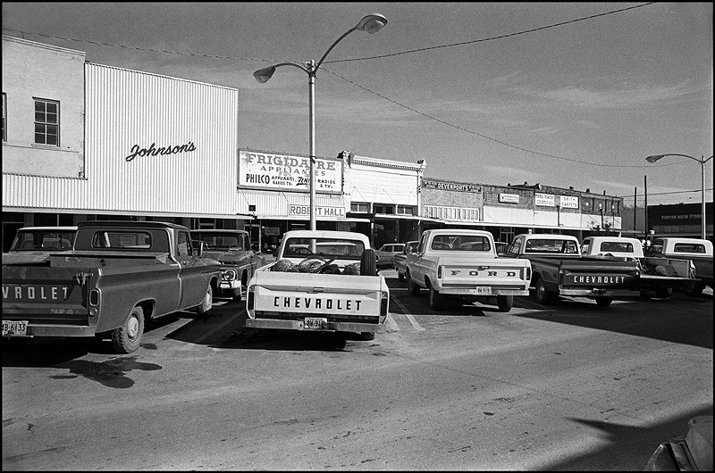 Gary Bishop, Row of Trucks, Farmersville
