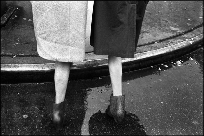 Gary Bishop, Two Women Stepping on to Curb