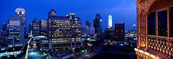 View of the City from the Crescent Court Hotel