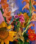 Flowers and Lizards