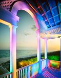 William Lesch, Shangri-La Porch, Sunset, San Carlos
